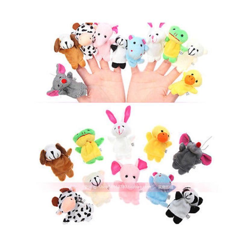 Cute Animal Finger Puppets Plush Toy Set