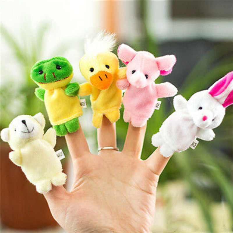 Cute Animal Finger Puppets Plush Toy Set