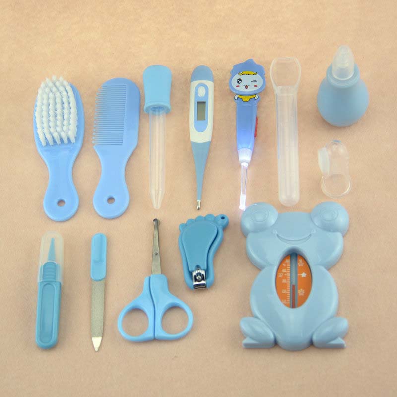 Baby Neonatal Thermometer Grooming Kit Gift Set