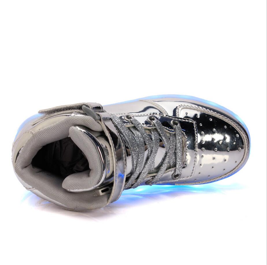 USB Rechargeable LED Glowing Sneakers