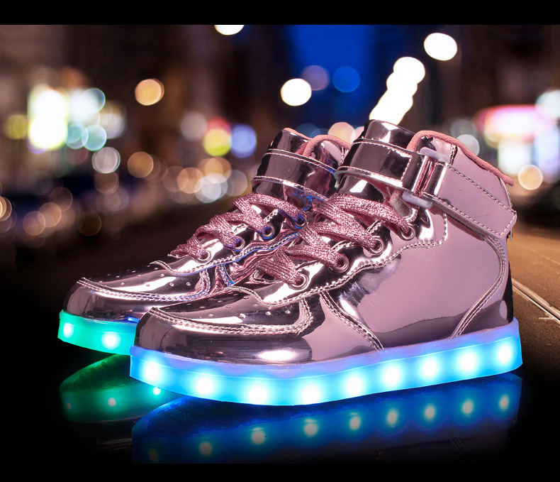 USB Rechargeable LED Glowing Sneakers