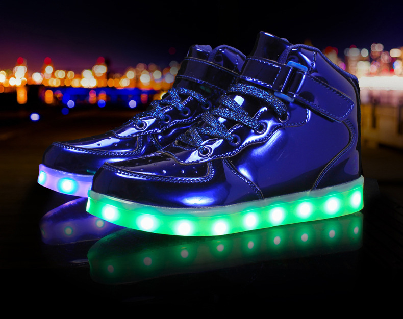 USB Rechargeable LED Glowing Sneakers