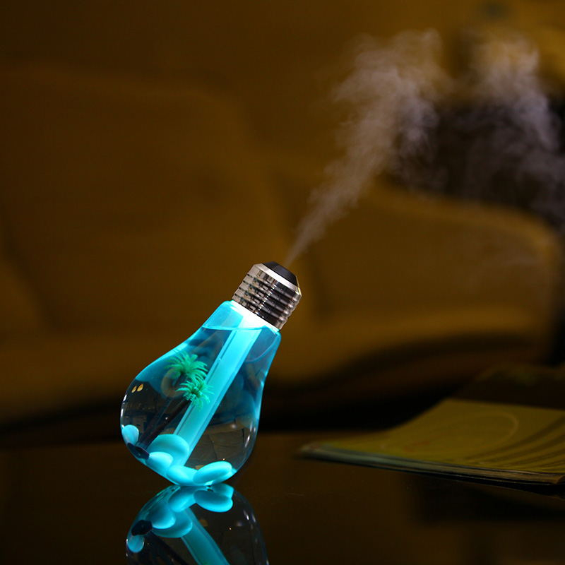 USB 7 Colors Bulb Night Light Ultrasonic Humidifier