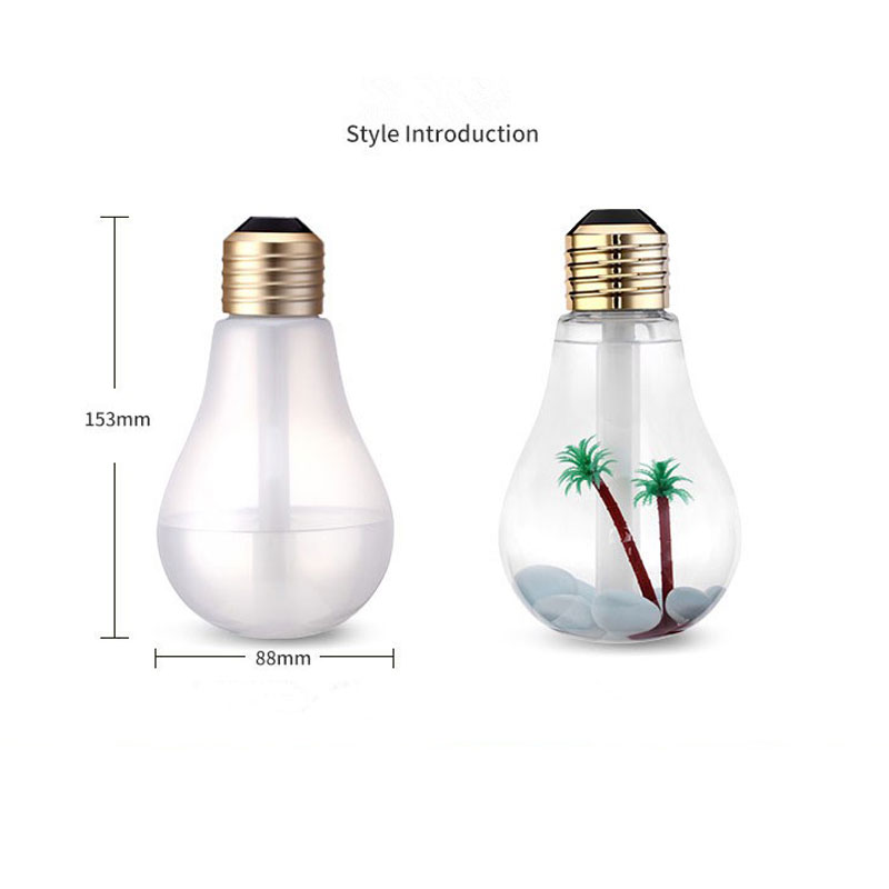 USB 7 Colors Bulb Night Light Ultrasonic Humidifier