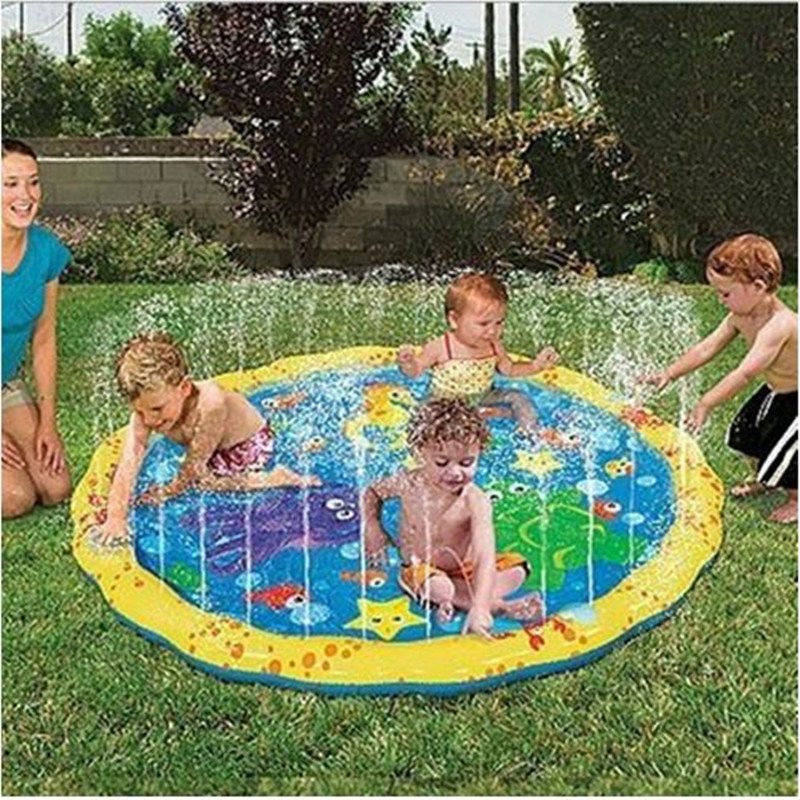 Outdoor Inflatable Water Sprinkler Play Mat