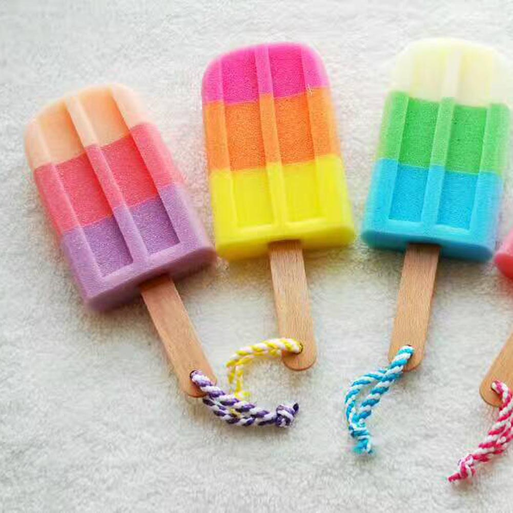 Rainbow Ice Cream Themed Shower Sponge