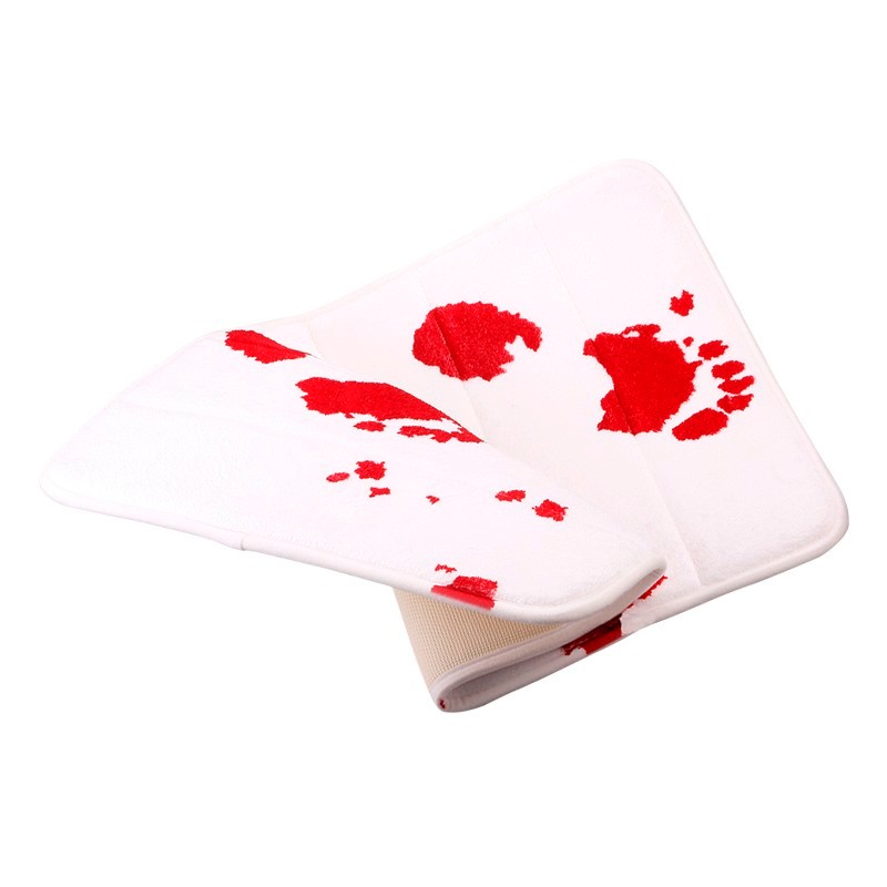 Novelty Non-Slip Halloween Blood Bath Mat