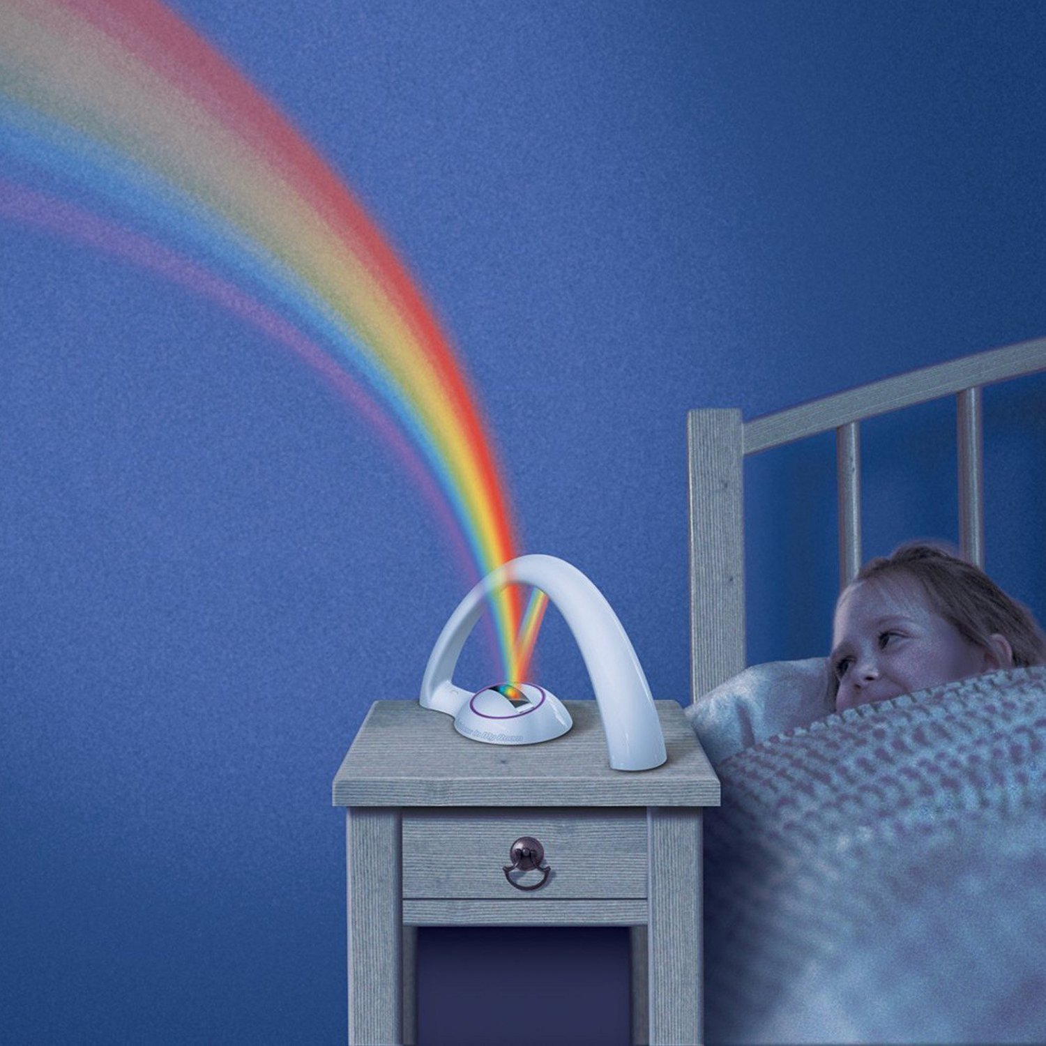 Rainbow Lamp Projector Kids Night Light