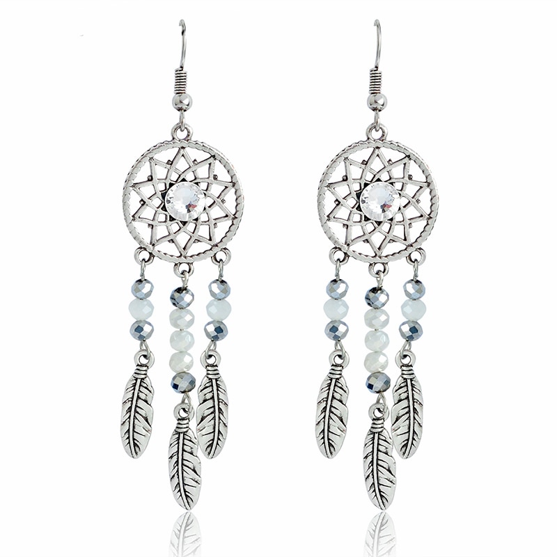 Ladies Fashionable Dreamcatcher Earrings