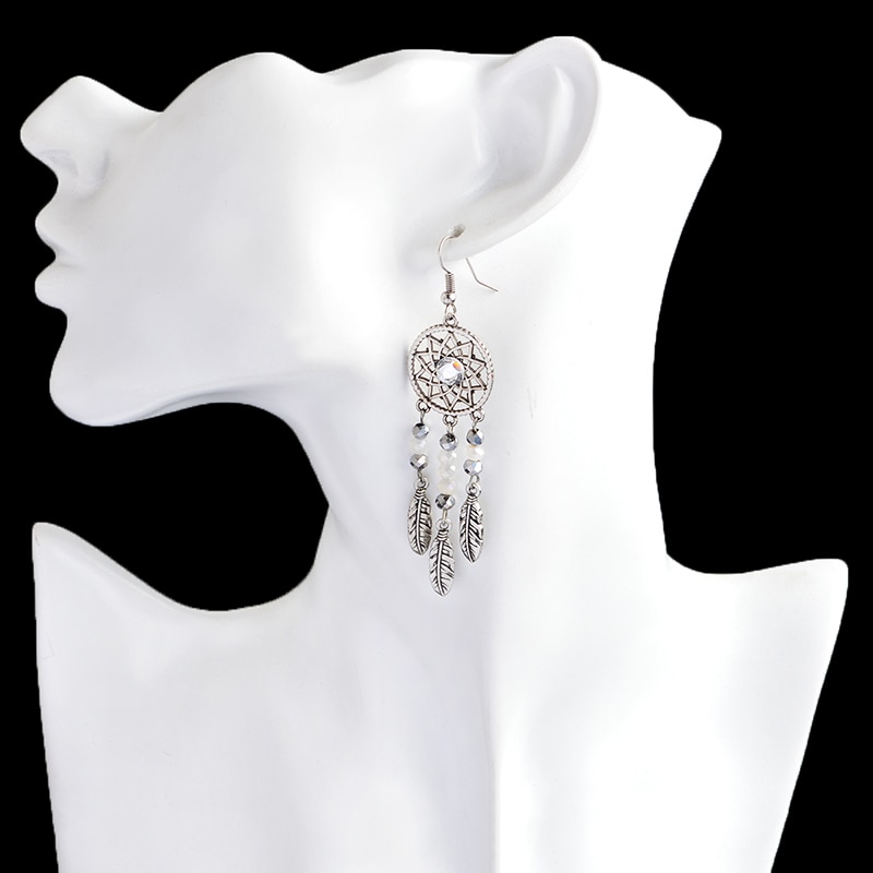 Ladies Fashionable Dreamcatcher Earrings