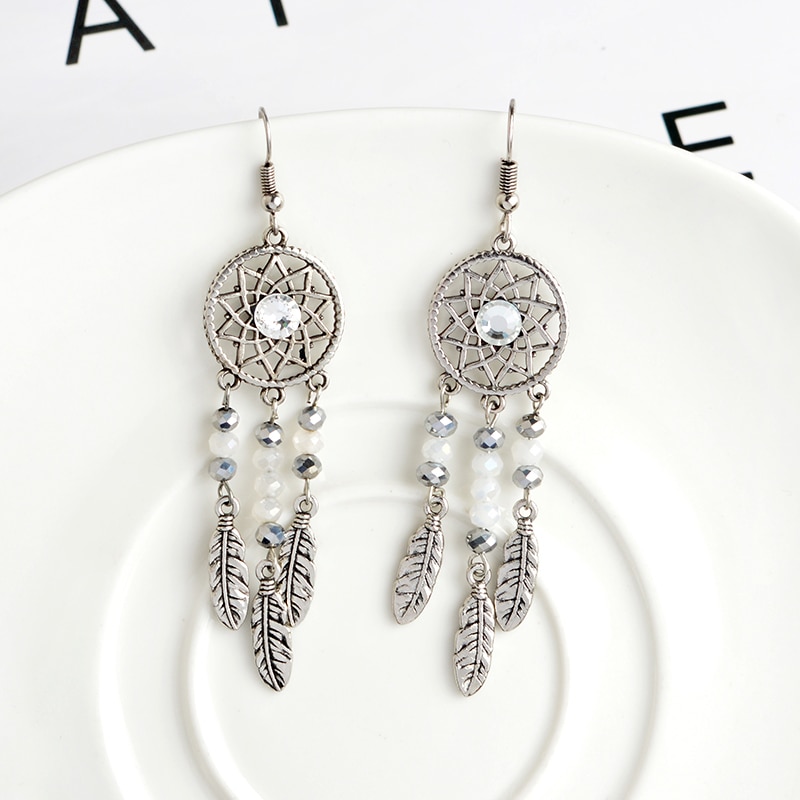 Ladies Fashionable Dreamcatcher Earrings