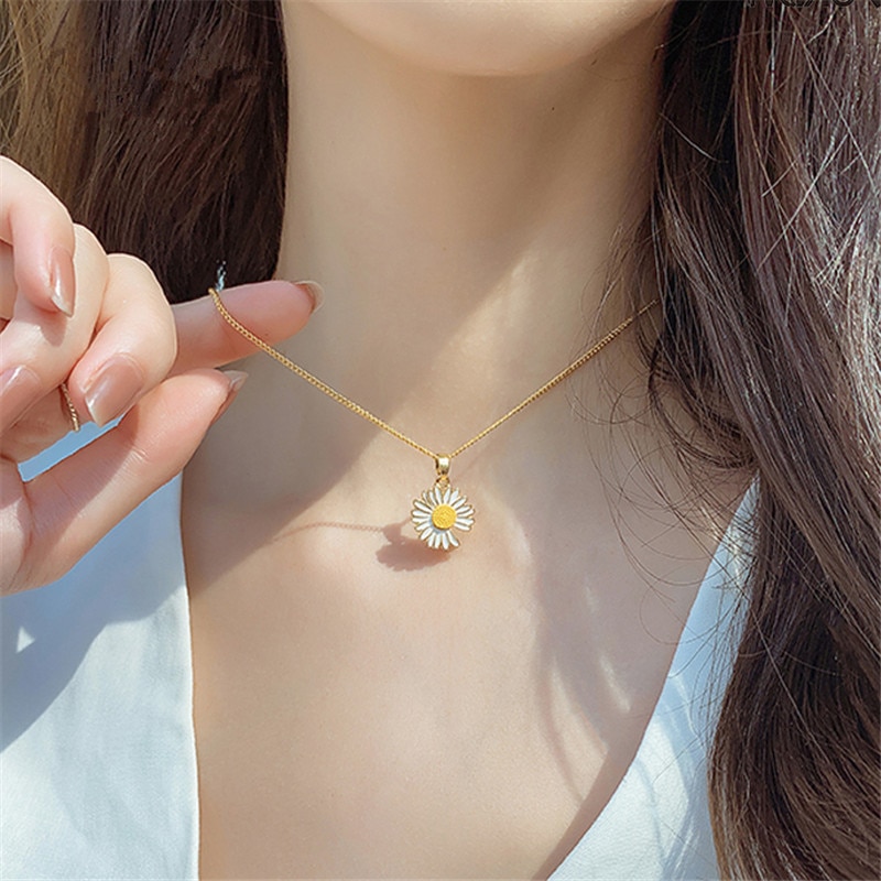 Daisy Necklace Summer Women Jewelry