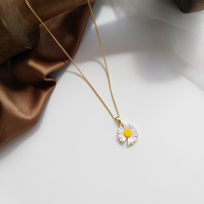 Daisy Necklace Summer Women Jewelry