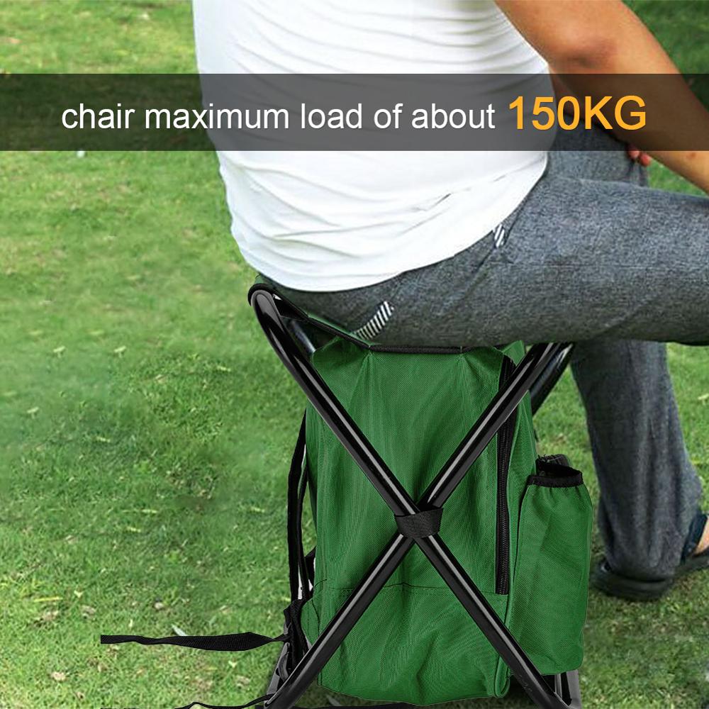 Insulated Foldable Camping Backpack Chair