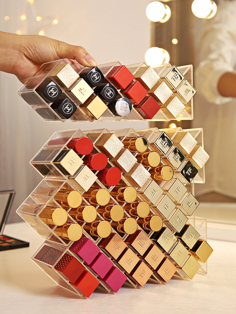 Lipstick Acrylic Holder 16 Grids Display