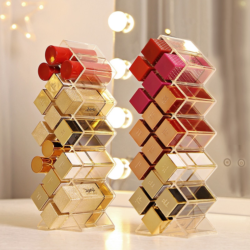 Lipstick Acrylic Holder 16 Grids Display