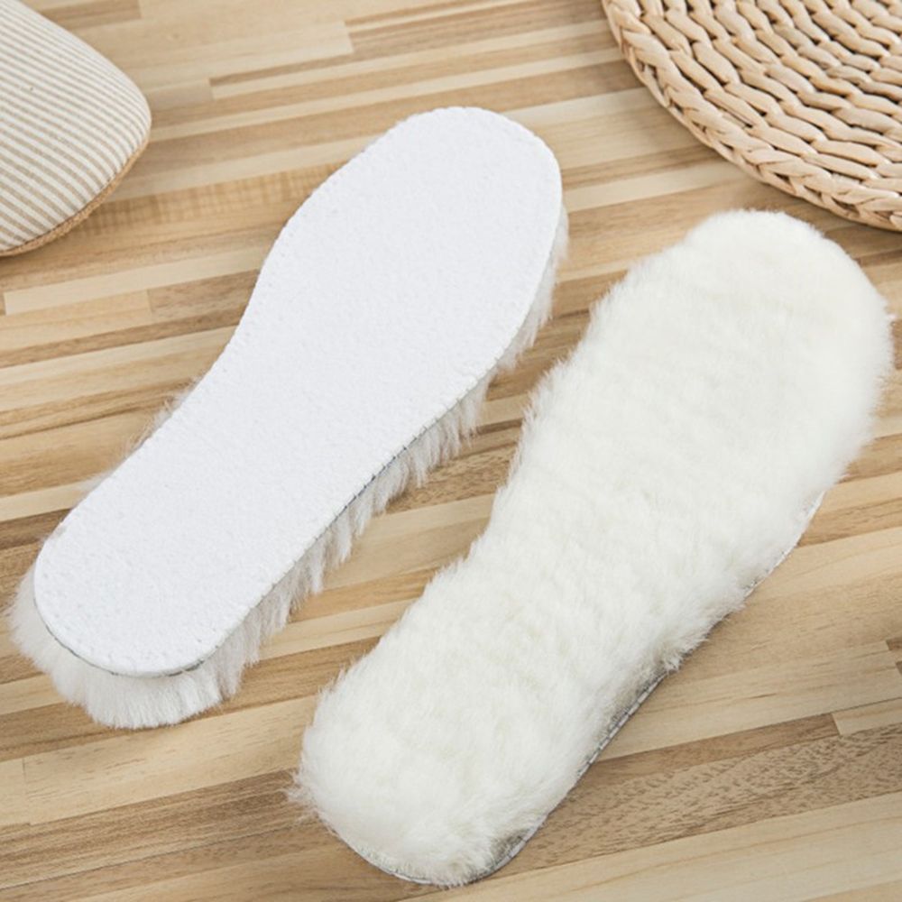 Wool Insoles Soft Plush Shoe Inserts