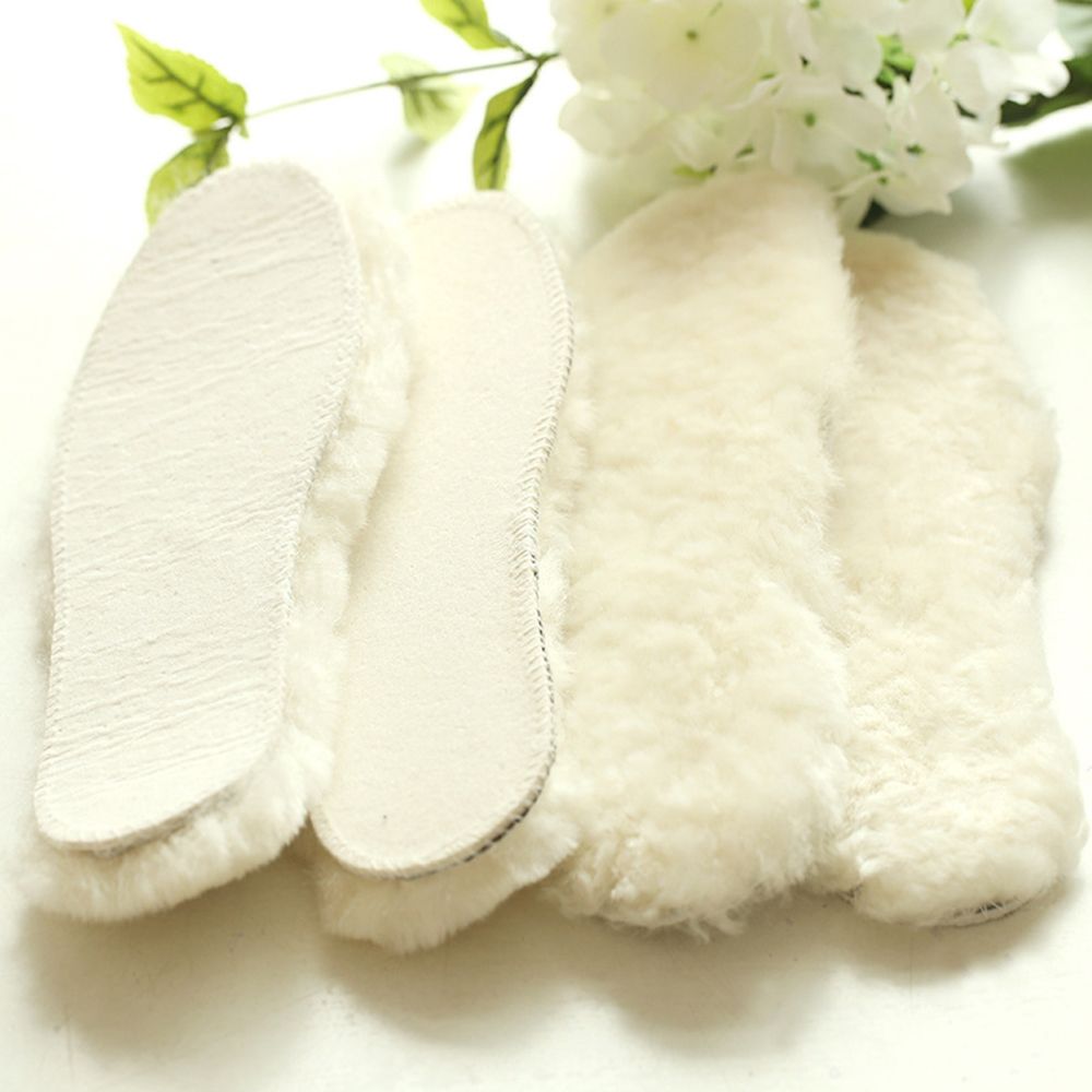 Wool Insoles Soft Plush Shoe Inserts