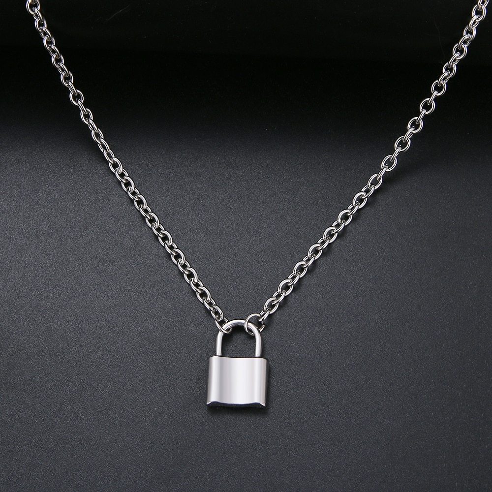 Padlock Necklace Fashion Accessory