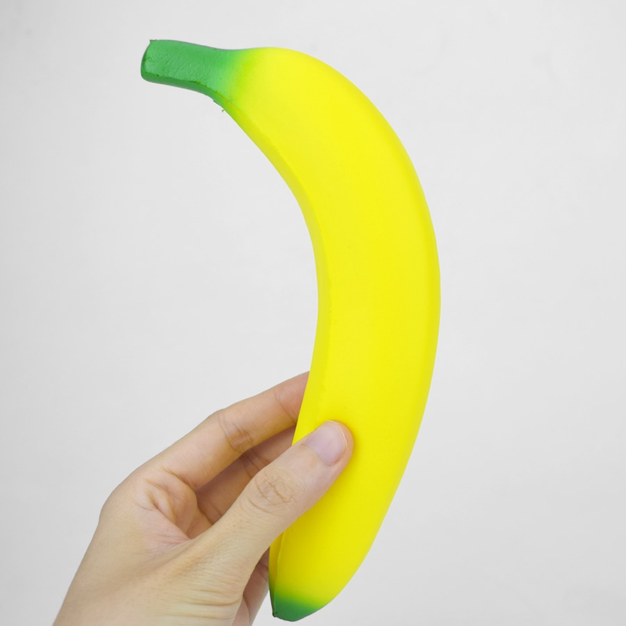 Anti-Stress Yellow Squishy Banana Toy