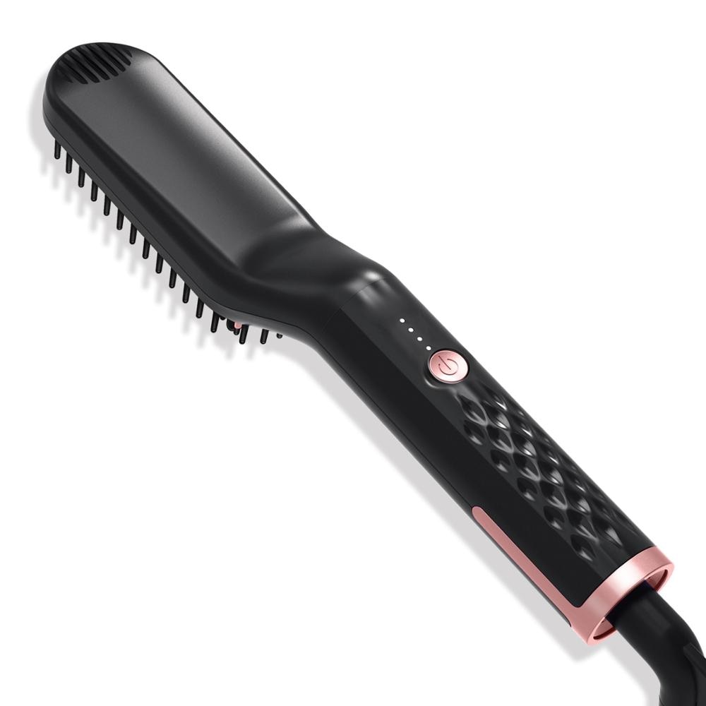 Beard Straightener Brush Electric Comb