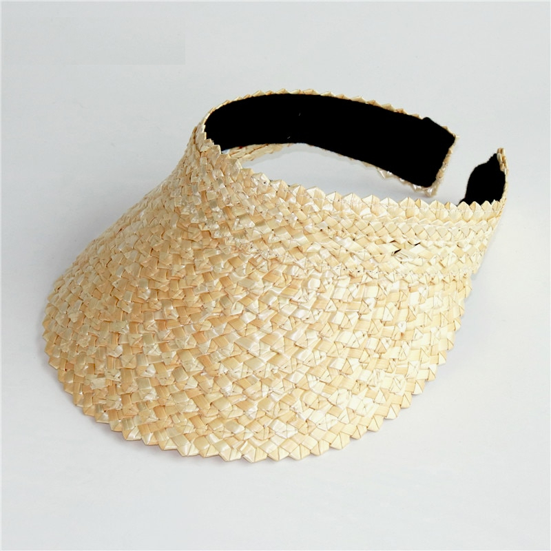 Straw Visor Hat Summer Cap