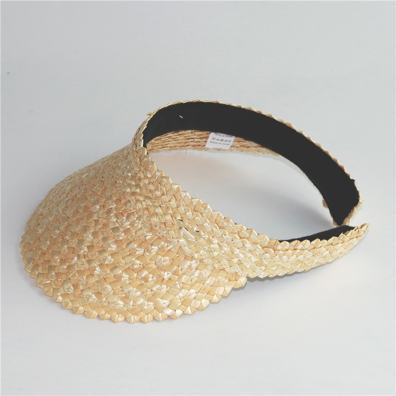 Straw Visor Hat Summer Cap