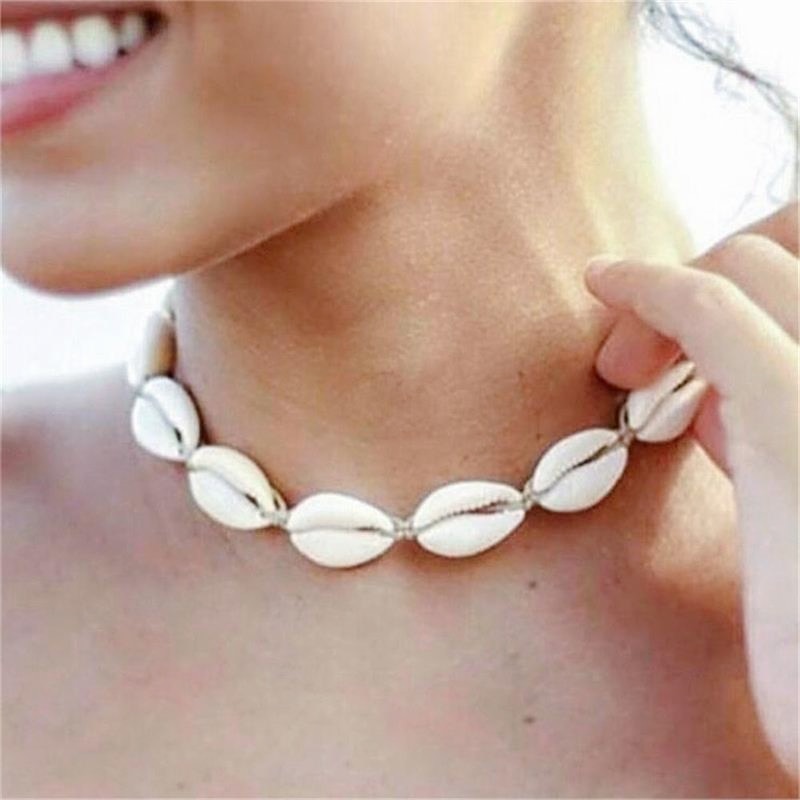 Seashell Necklace Choker Fashion Accessory