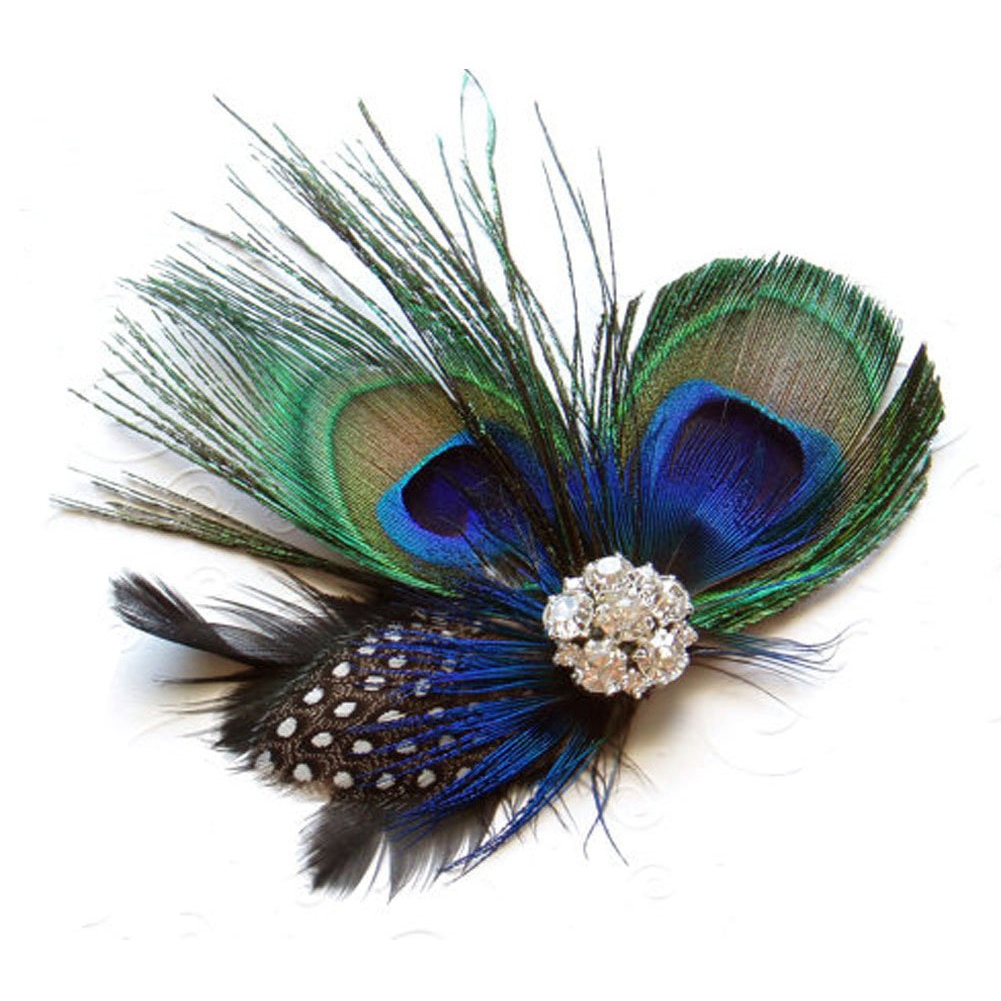 Peacock Hair Clip Hair Accessory