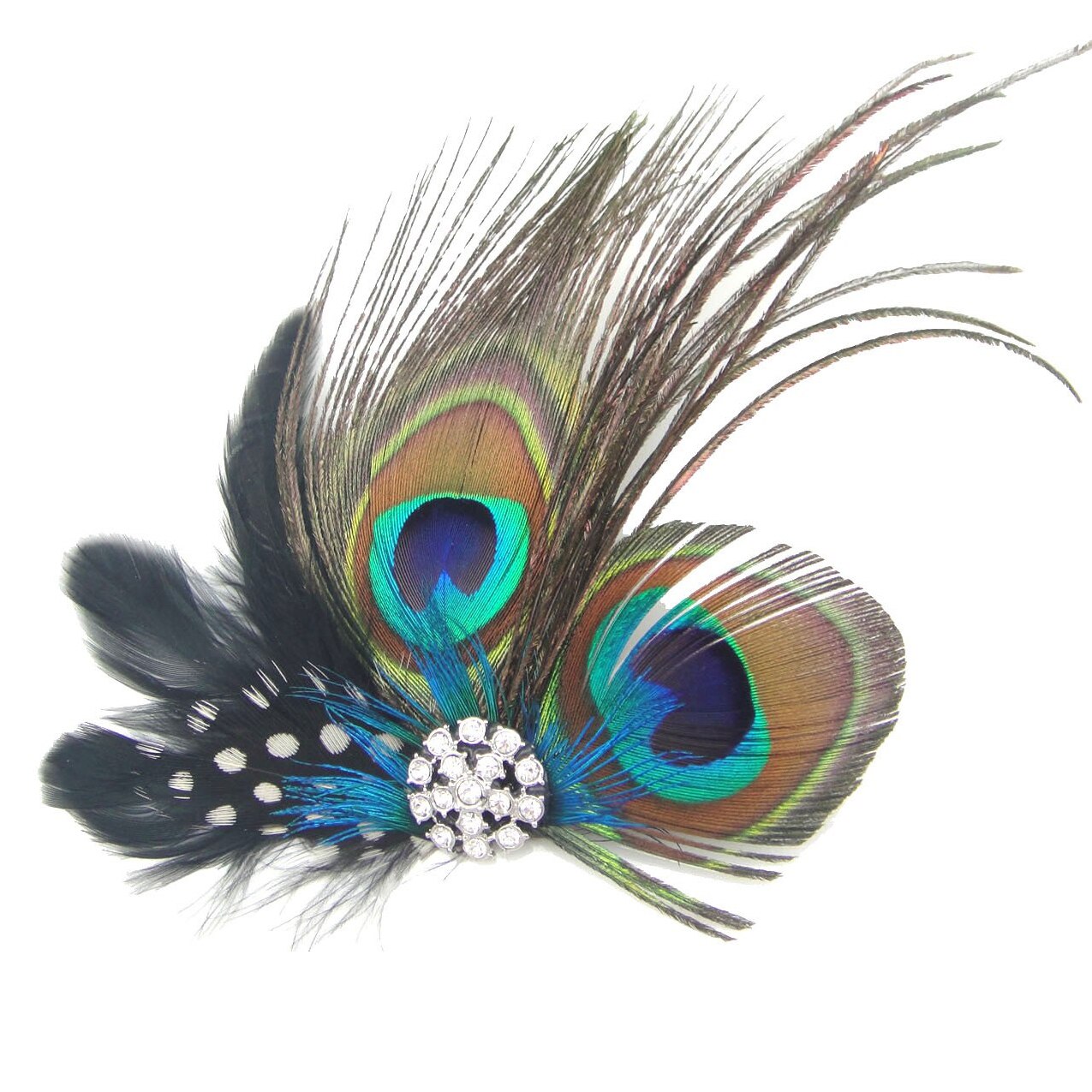 Peacock Hair Clip Hair Accessory