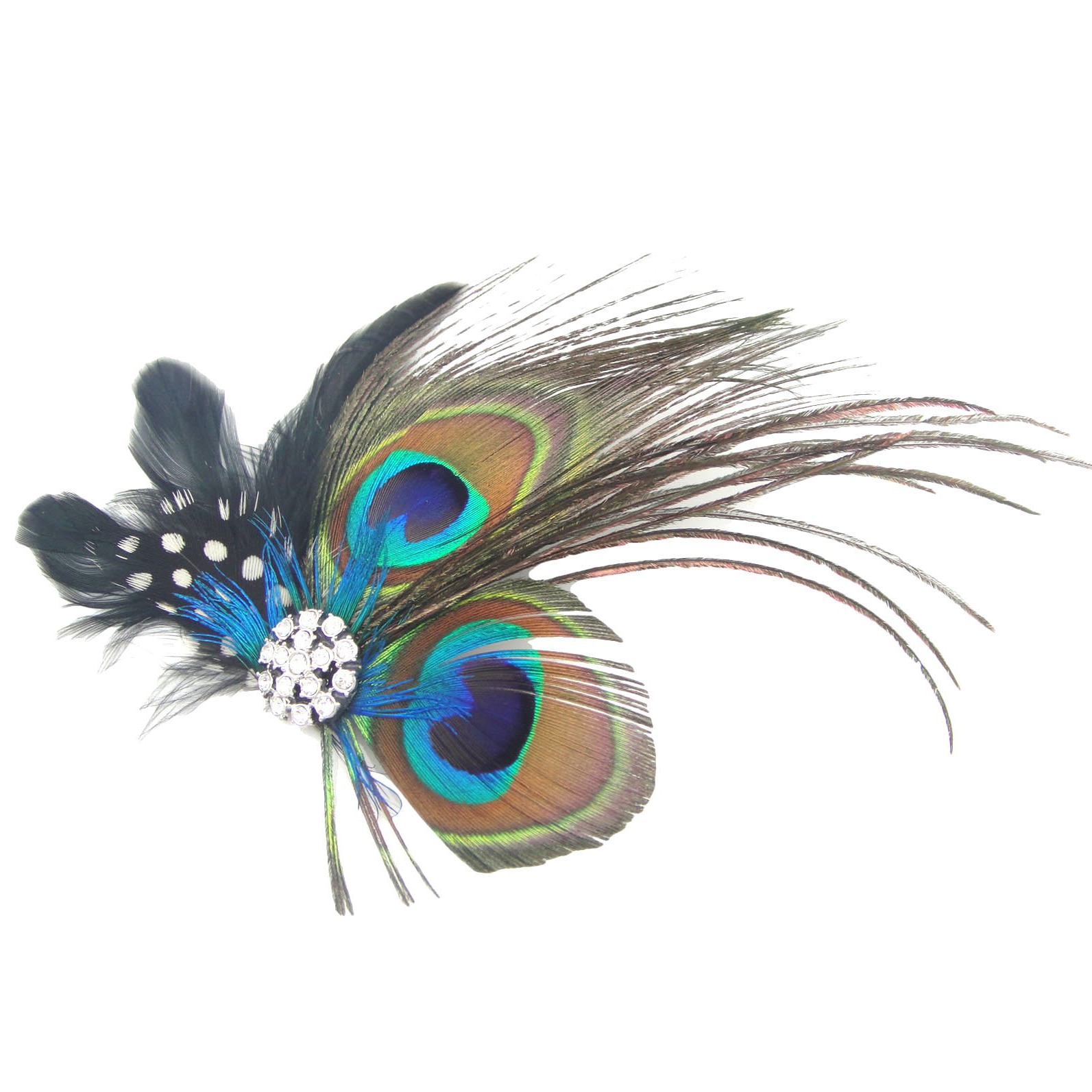 Peacock Hair Clip Hair Accessory