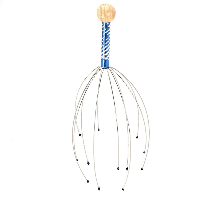 Octopus Head Massager Steel Wire with Handle