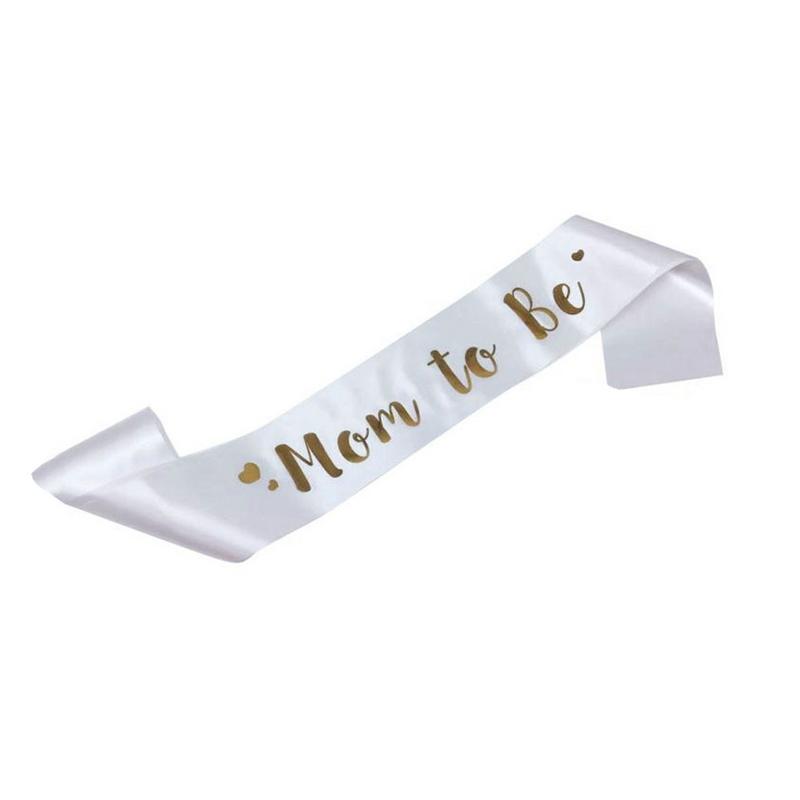 Mom To Be Sash Baby Shower Accessory