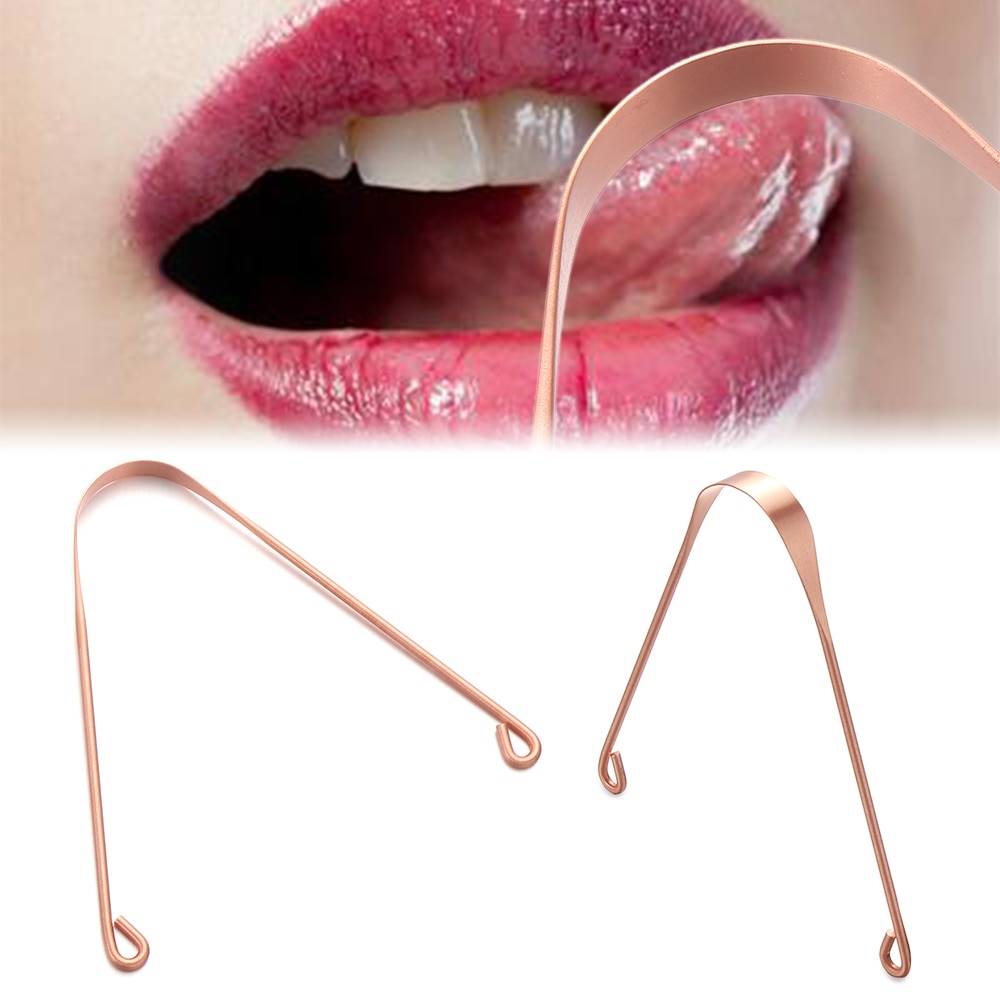 Copper Tongue Scraper Oral Hygiene