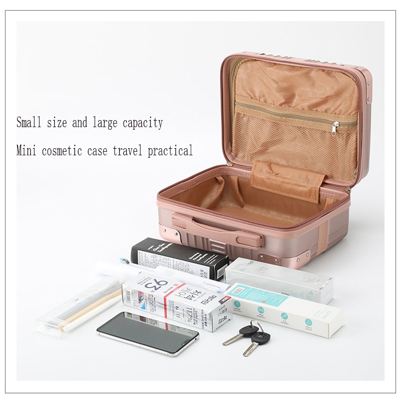 Small Makeup Suitcase Professional Travel Case