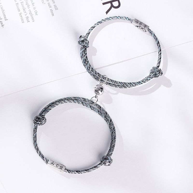 Magnetic Couple Bracelet Distance Accessory