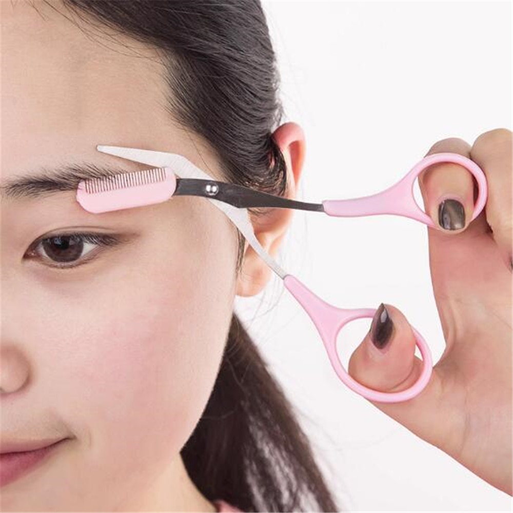 Brow Scissors Eyebrow Trimmer Tool