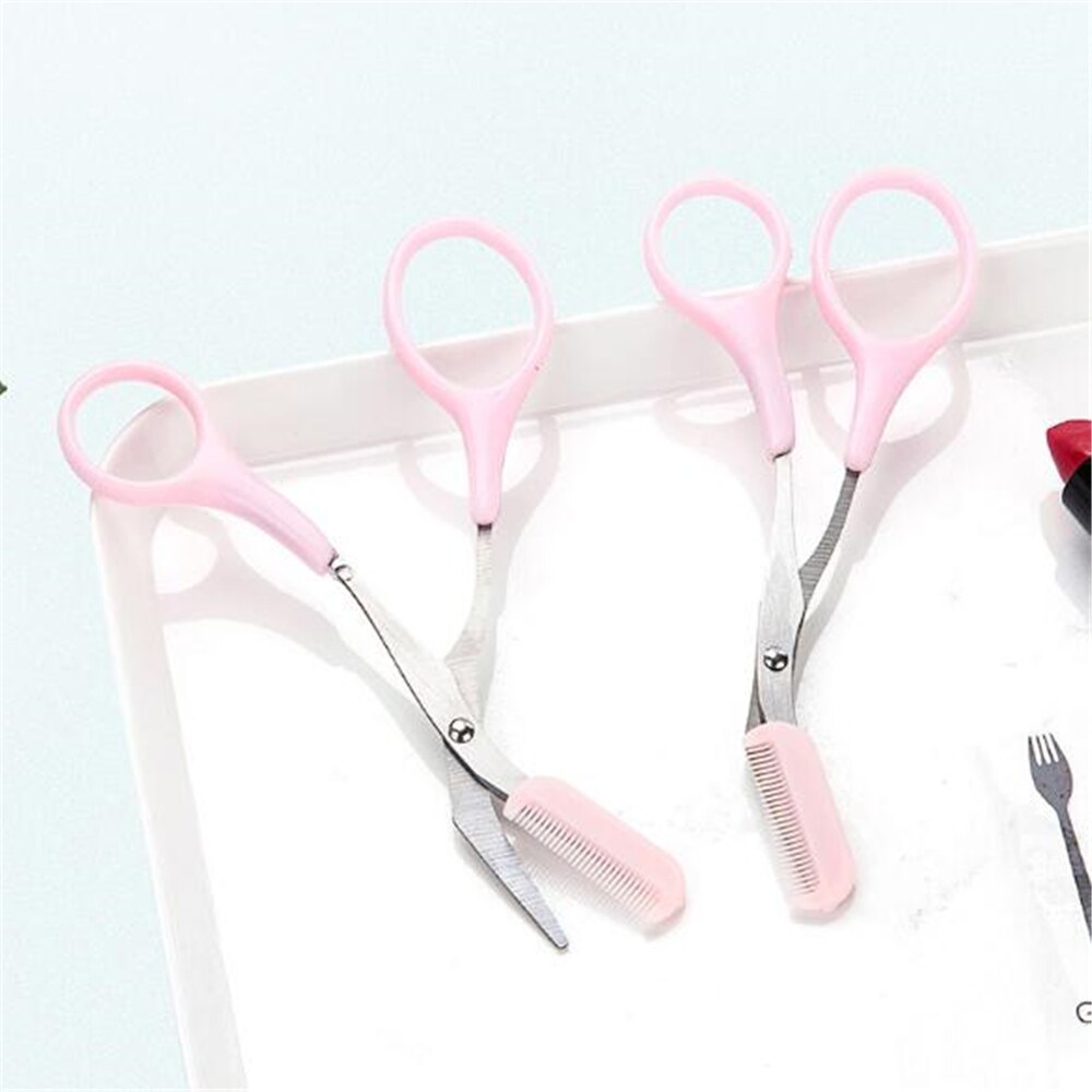 Brow Scissors Eyebrow Trimmer Tool