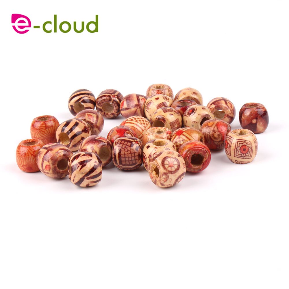 Wooden Hair Beads Accessories (30pcs)