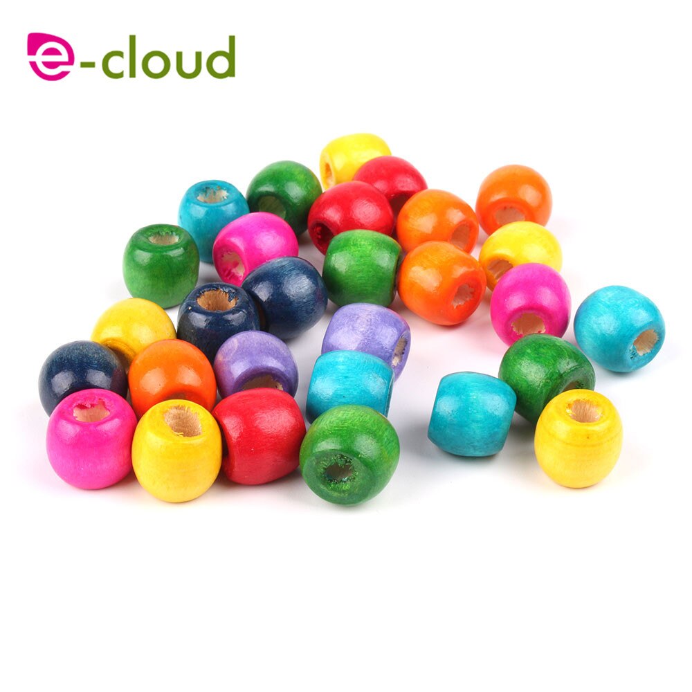 Wooden Hair Beads Accessories (30pcs)