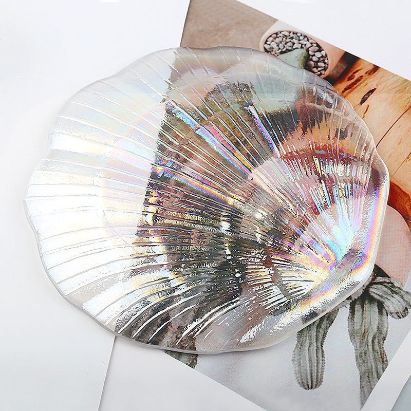 Shell Trinket Dish Crystal Tray