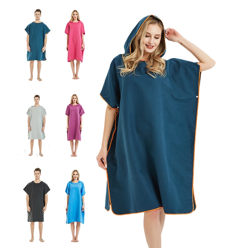 Adult Towel Poncho Microfiber Suit