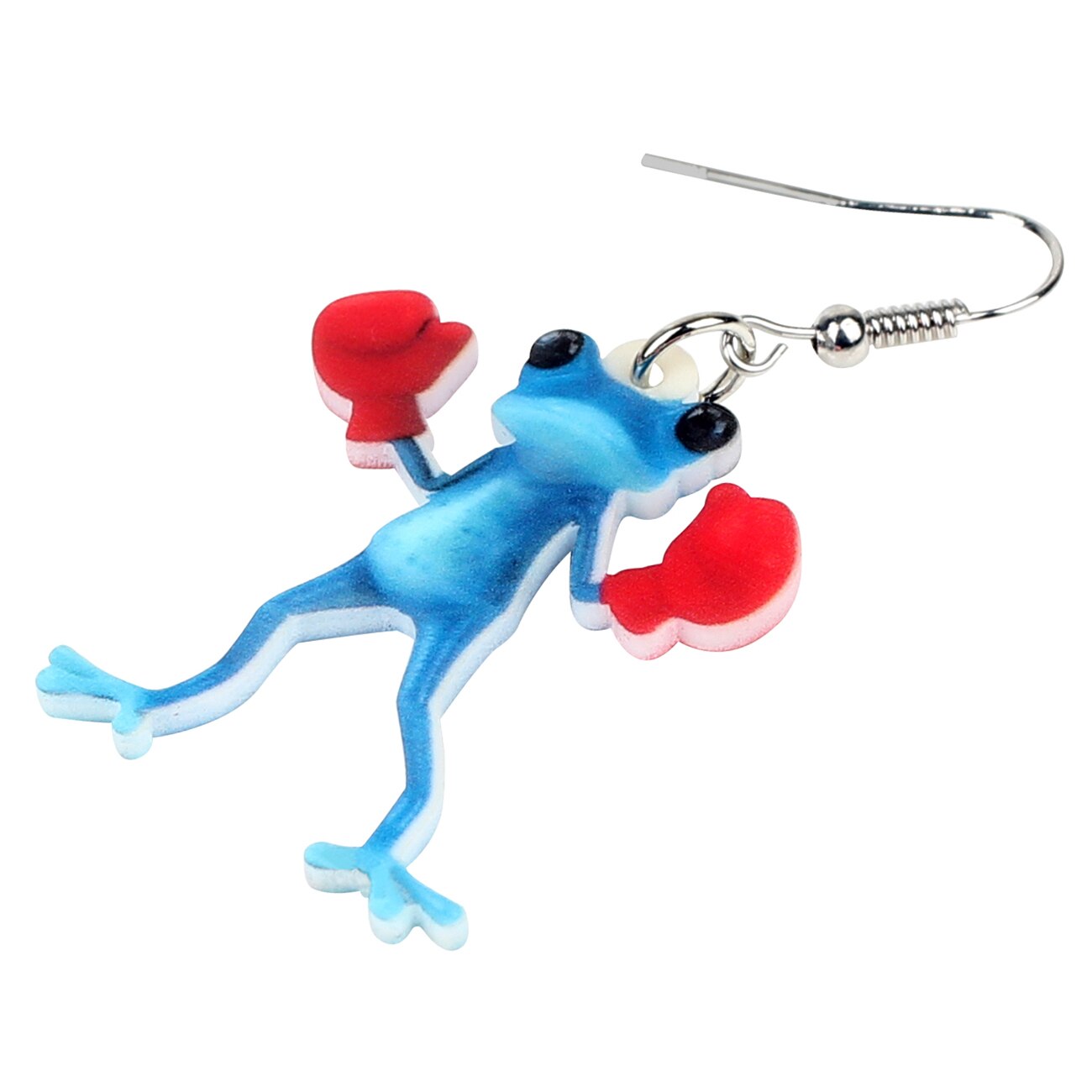 Frog Earrings Funny Boxer Dangle Earrings