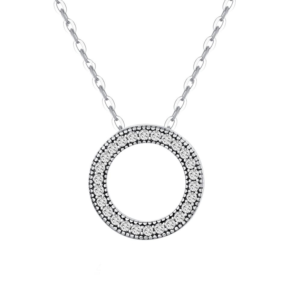 Round Pendant Necklace Ladies Jewelry