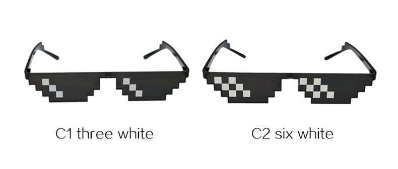 Pixel Sunglasses Funny Eyewear