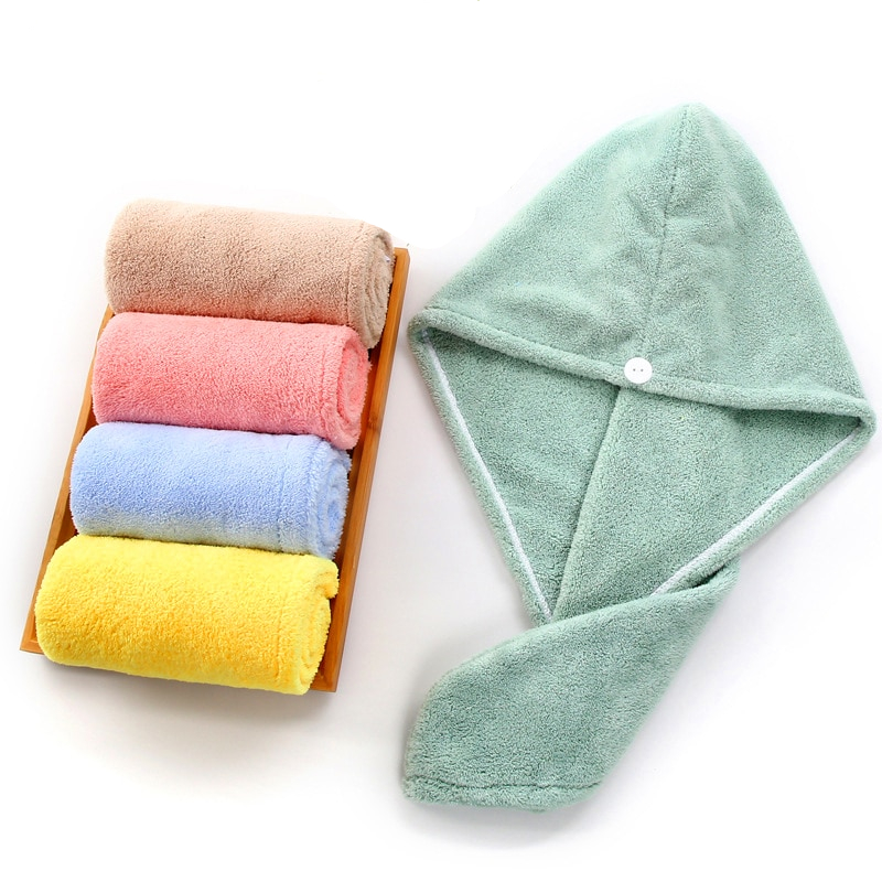 Hair Drying Turban Microfiber Towel