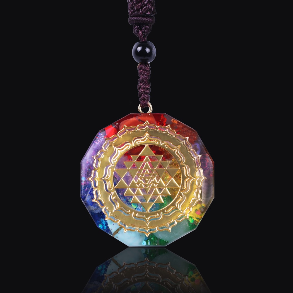 Orgonite Pendant Chakra Necklace