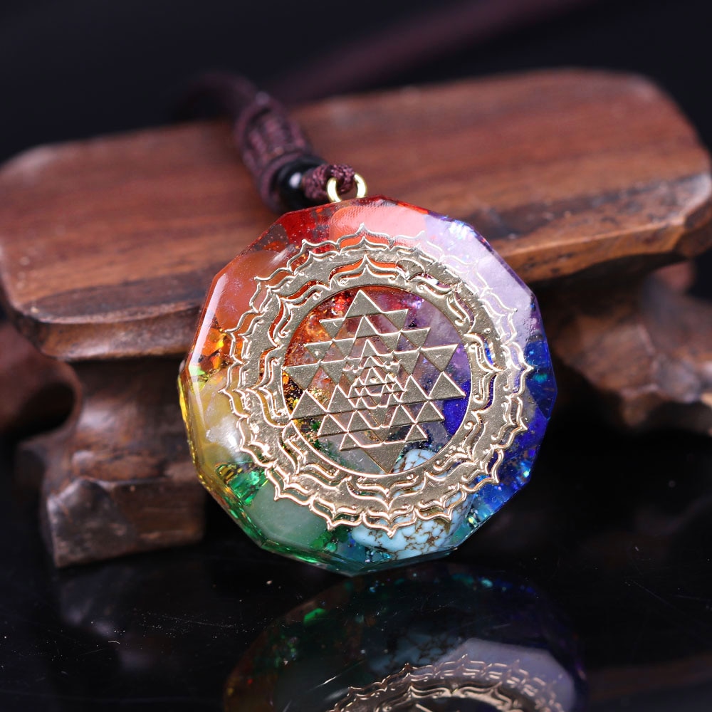 Orgonite Pendant Chakra Necklace