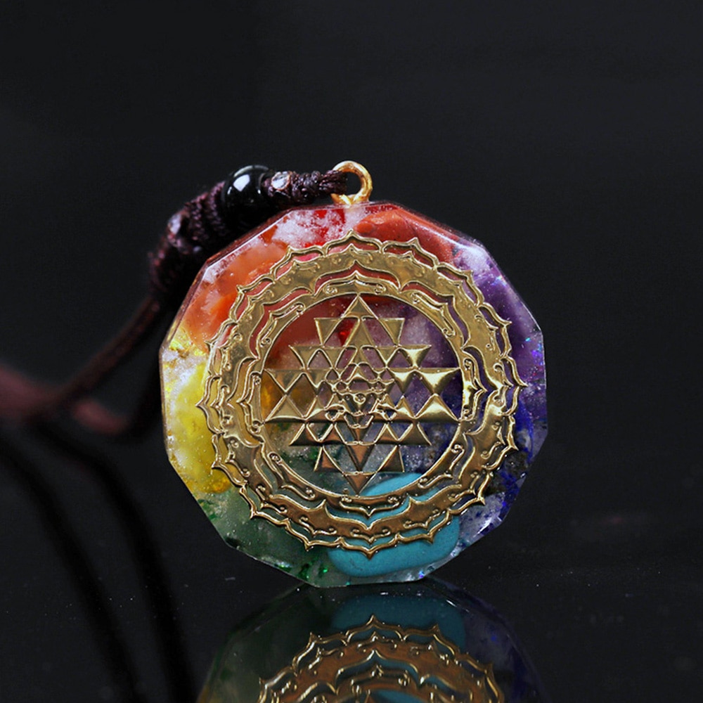 Orgonite Pendant Chakra Necklace