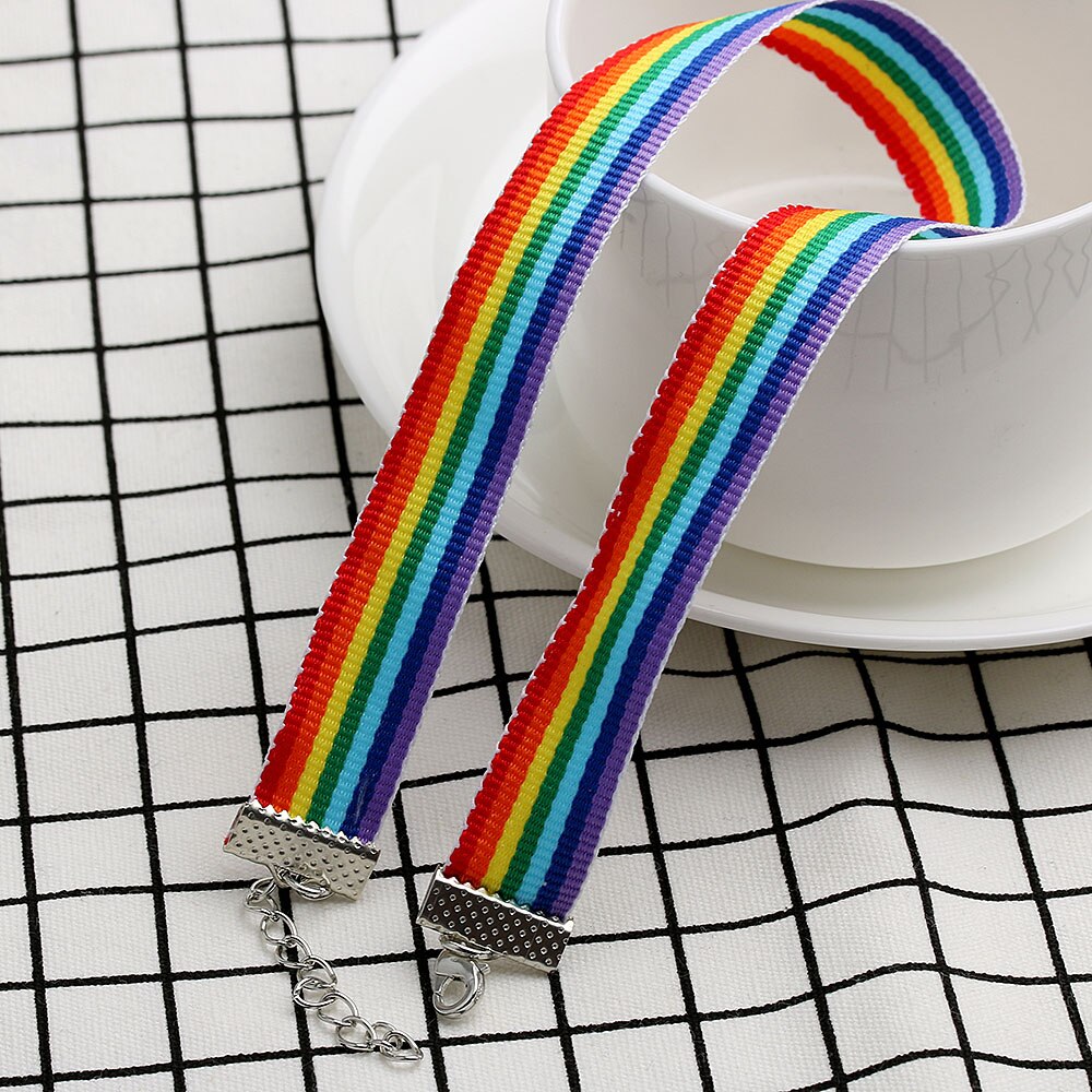 Rainbow Choker Pride Month Accessory